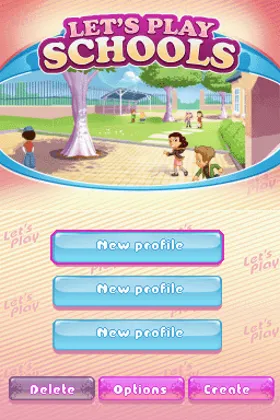 Let's Play Schools (Europe) (En,Fr,De,Es,It) screen shot title